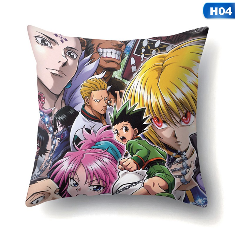 Vỏ Gối Họa Tiết Hoạt Hình Jinfucha Hunter X Hunter Zoldyck Killua Dễ Thương 45x45cm Pw2104