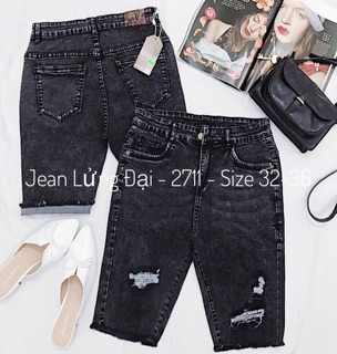 Quần jean lửng ngố 7 tấc bigsize (60 - 90kg )