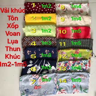 vải khúc đủ loại