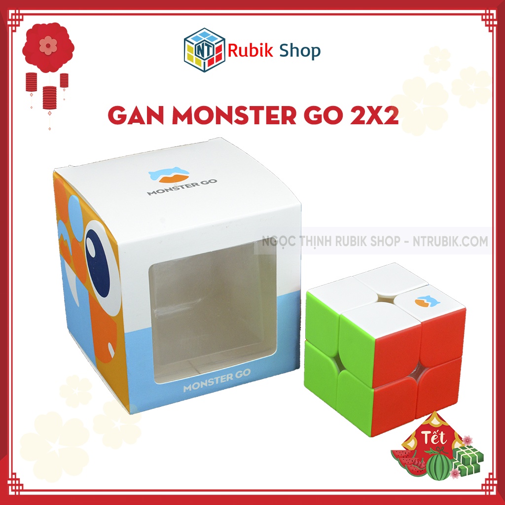 [Siêu hót Gan Monster Go] Rubik 2x2x2 GAN monster go Stickerless