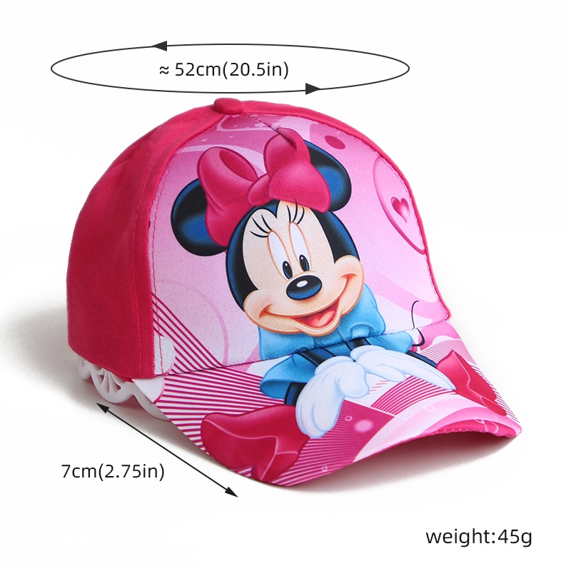 Mũ Lưỡi Trai In Họa Tiết Hoạt Hình Dễ Thương Cho Bé Gái 3-8 Tuổi