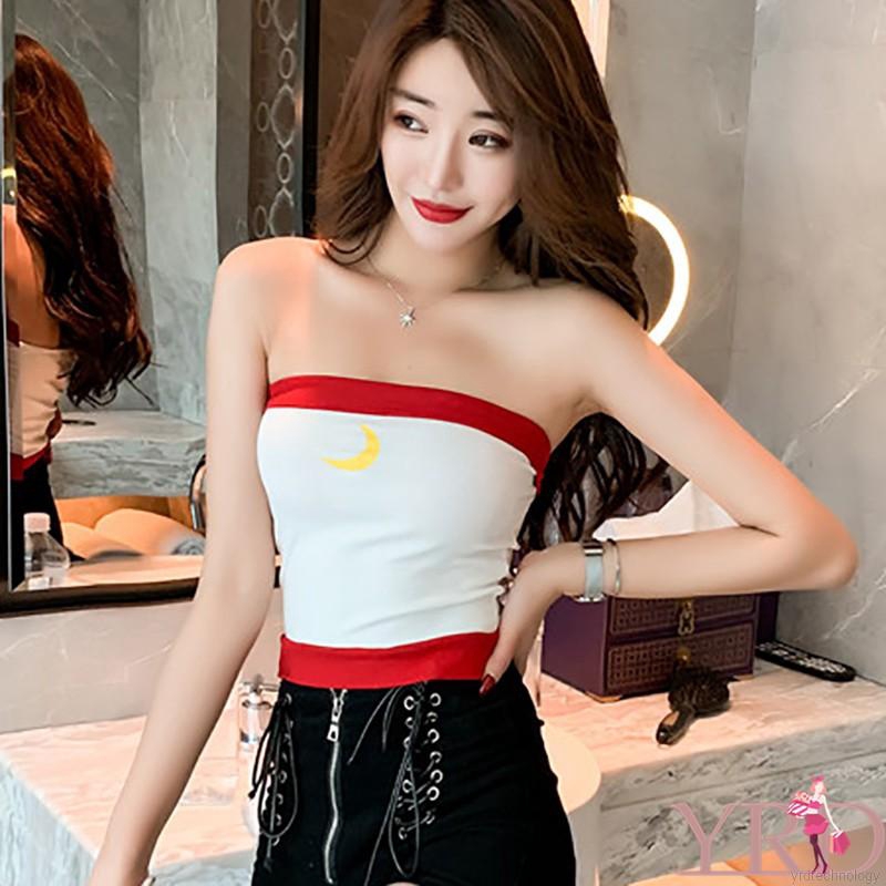 Áo ống hoạ tiết thêu thiết kế trễ vai quyến rũ | BigBuy360 - bigbuy360.vn