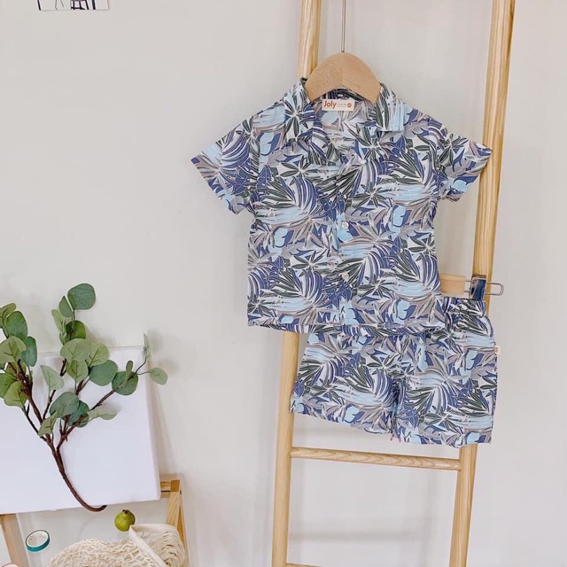 Bộ đi biển cho bé chất tơ đũi nhẹ mát cực chất