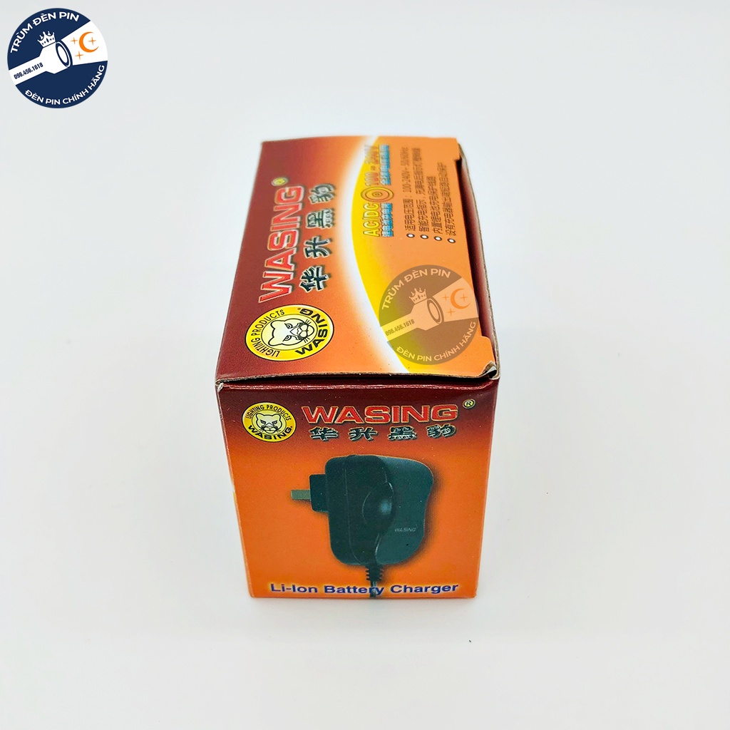 Sạc đèn pin WASING chính hãng cao cấp 100-240V 50/60Hz