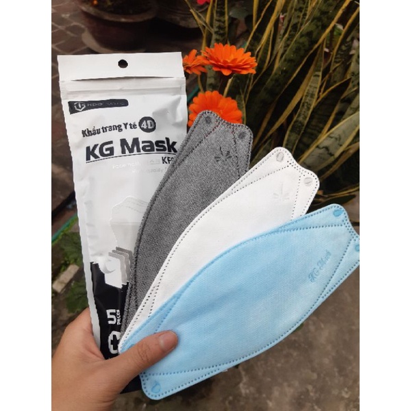 Khẩu Trang Y Tế 4D KG Mask KF94 kháng khuẩn cao cấp.