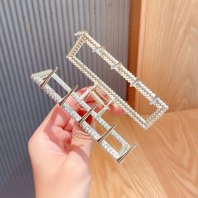 Kẹp Tóc Đính Ngọc Trai Lớn Phong Cách Hàn Quốc Mới 2021 Cho Nữ F325