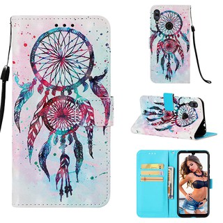 Xiaomi Redmi Note 7 Painted Leather shell Hard Phone case