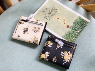 😍VÍ NỮ COACH GẬP NGẮN😍FULL TAG+BOX👍