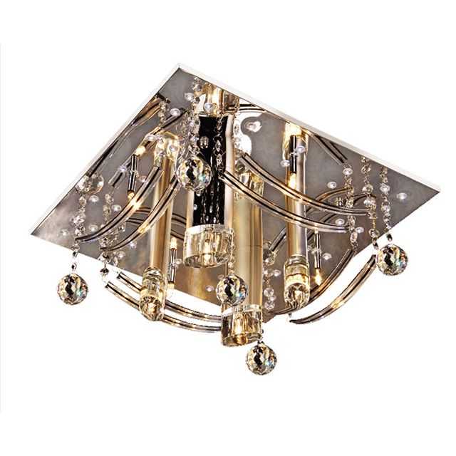 Đèn mâm trang trí ốp trần Netviet NC 9945B led (Trắng bạc)  