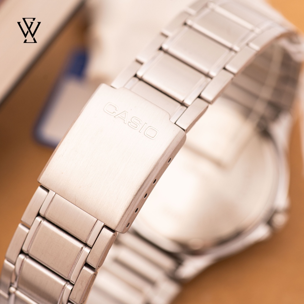Đồng Hồ Quartz Nam Casio WATCHSTORE MTP-V300D-7AUDF Thiết Kế Kính Khoáng 41.5mm, Dây Kim Loại, Vỏ Thép Không Gỉ