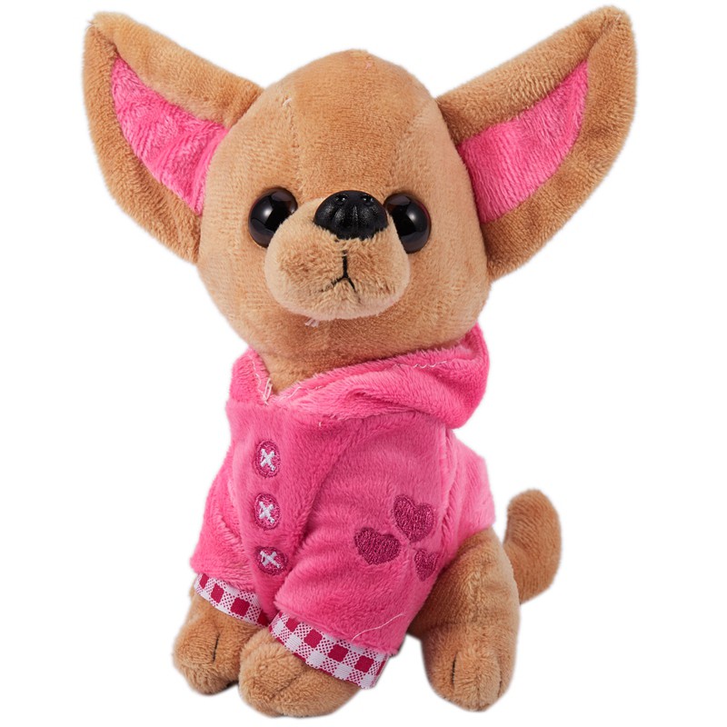 1 Chú Chó Chihuahua Nhồi Bông Dễ Thương 17cm