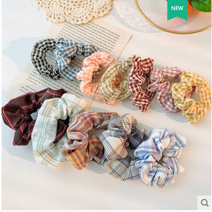 Dây Buộc Tóc, Cột tóc Scrunchies Co Giãn Thời Trang Nhiều Màu