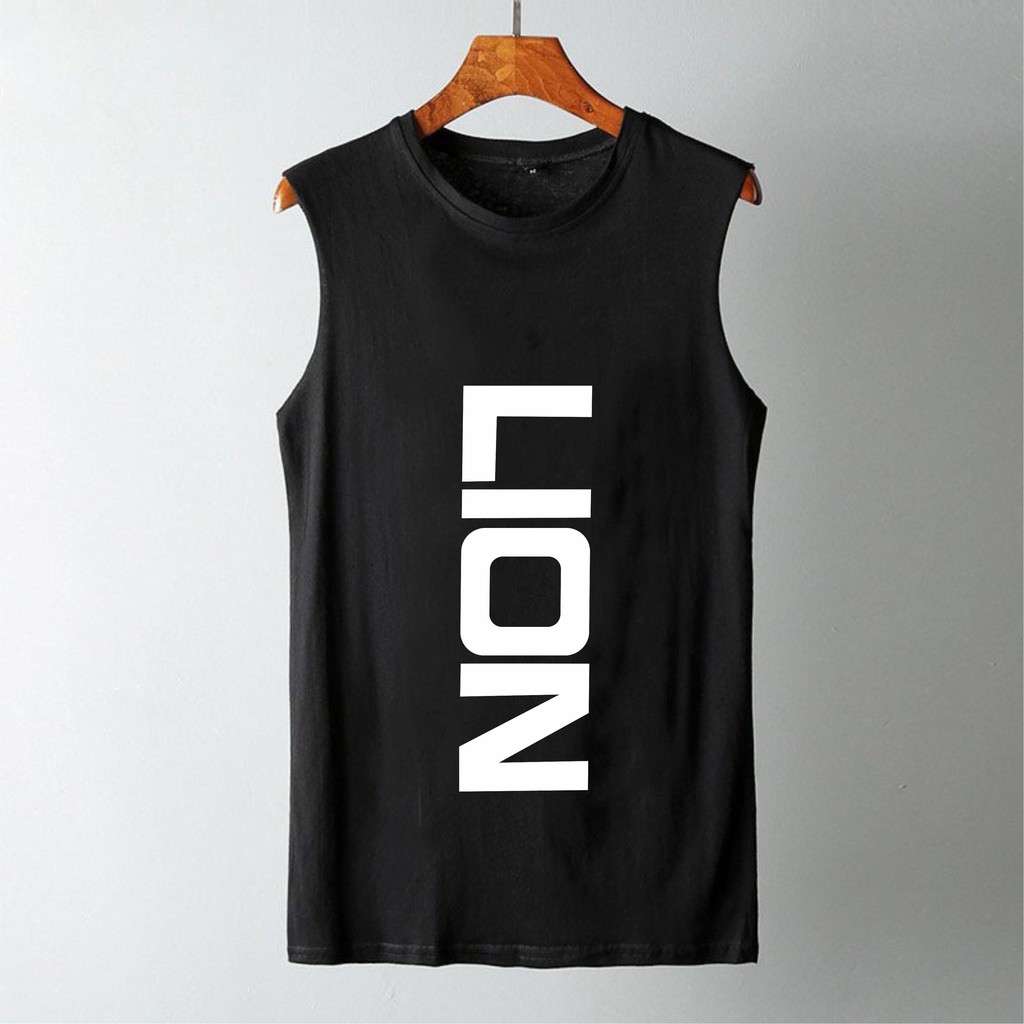 Áo Thể Thao TANKTOP LION Ba Lỗ Thun 4 Chiều Co Dãn 220 Cực Đẹp | BigBuy360 - bigbuy360.vn