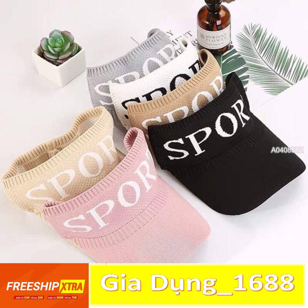 Mũ Lưỡi Trai ?Cam Kết Chuẩn?Mũ Sport Thể Thao Nam Nữ Hở Đầu - Nón Chống Nắng(Tuyển Sỉ)