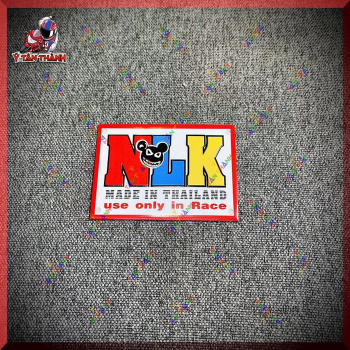 Tem nhôm dán pô xe máy MS102