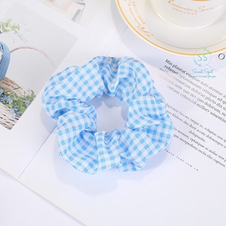 Combo 5 dây cột tóc, thun cột tóc màu xanh biển siêu xinh