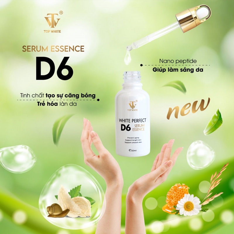 Tinh chất dưỡng da serum D6 Top White new chính hãng