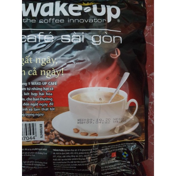 Cà phê sữa Wake Up Café Sài Gòn 456g (24 gói x 19g) | BigBuy360 - bigbuy360.vn