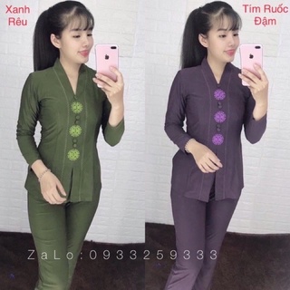 ĐỒ LAM ĐI CHÙA Mẫu Lắc Thun S2