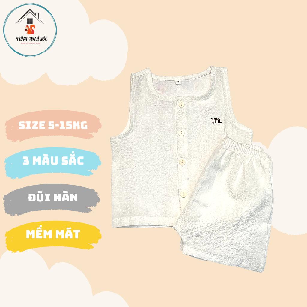 Bộ ba lỗ chất đũi Hàn Unbee màu sắc xinh xắn [size từ 5 - 13kg] Tiệm Nhà Sóc