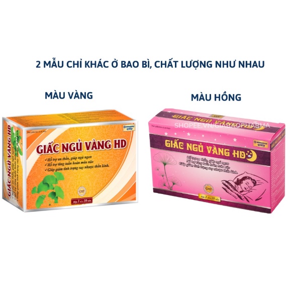 Viên uống GIẤC NGỦ VÀNG HD hỗ trợ thần kinh, giúp ngủ ngon
