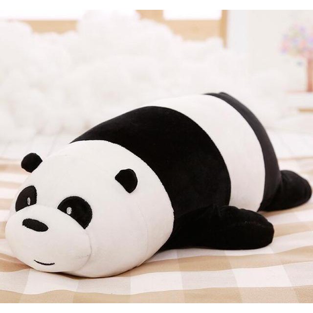 GẤU BÔNG WE BARE BEARS NẰM (60CM---&gt;90CM)