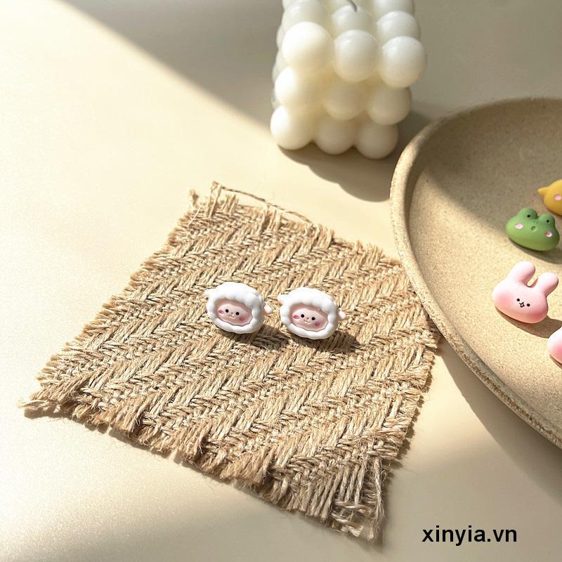 Khuyên Tai Bạc 925 Hình Động Vật Dễ Thương