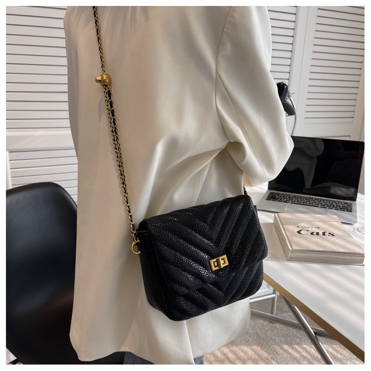 Túi Đeo JASMIN NOIR Vai Dáng Vuông Nhỏ In Họa Tiết Hoa Phối Khóa Thời Trang Cho Nữ