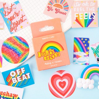 Set 46 Miếng Dán Flowertree Sticker Trang Trí Nhật Ký