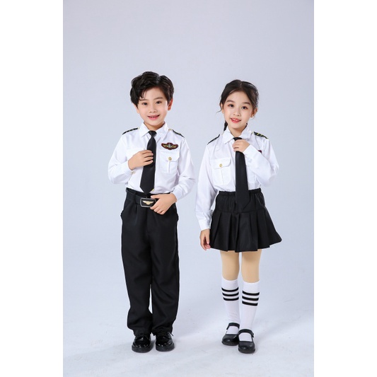 Trang Phục Phi Công Không Quân Cho Bé Trai Và Bé Gái
