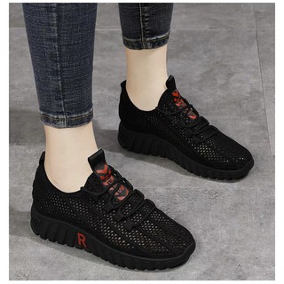 Giày sneaker thể thao nữ thời trang buộc dây siêu nhẹ V242