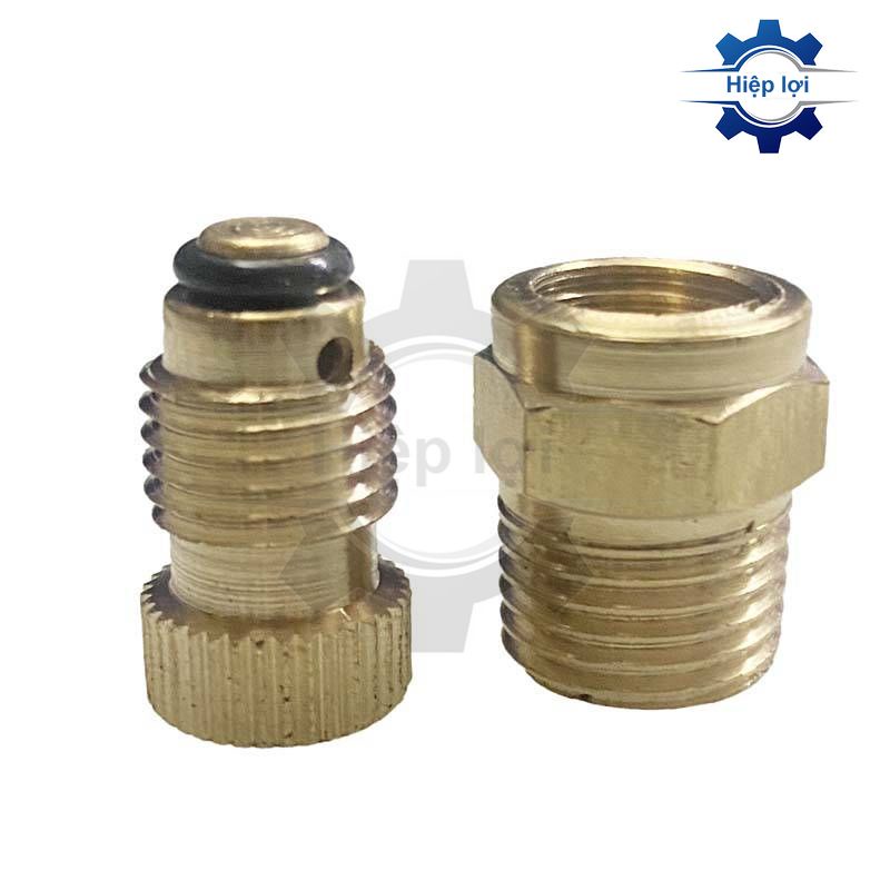 Ốc xã nước máy khí nén ren 13mm - ốc xả đáy máy hơi - phụ tùng máy nén khí