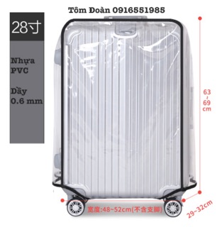 Bọc Vali Pvc size 20-24-26-28