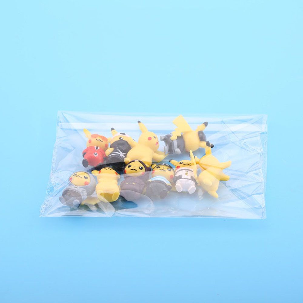Set 10 mô hình Pikachu mini bằng PVC dễ thương trưng bày trang trí