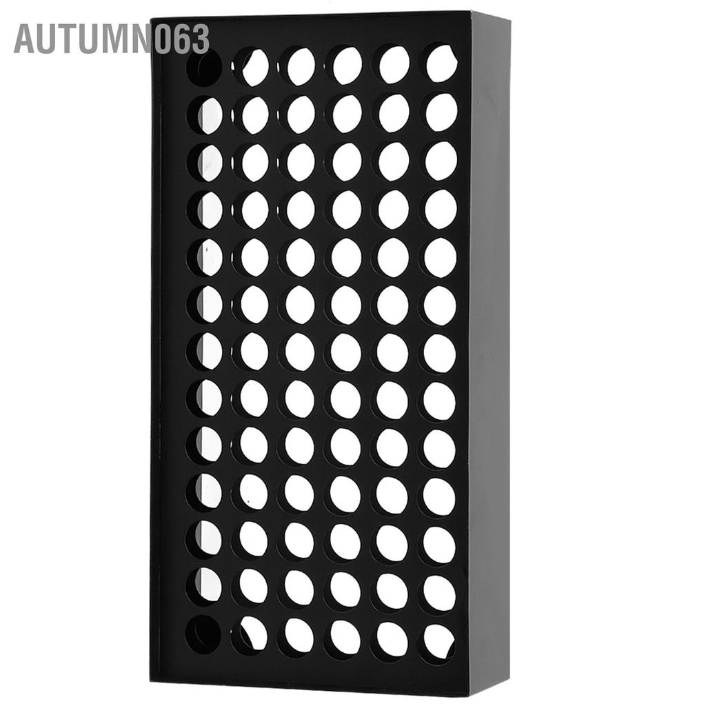 78 Lỗ Giá đỡ chai xăm Giá Đỡ Lọ Mực Xăm Treo Tường Bằng Sắt Màu Đen Tiện Lợi Autumn063
