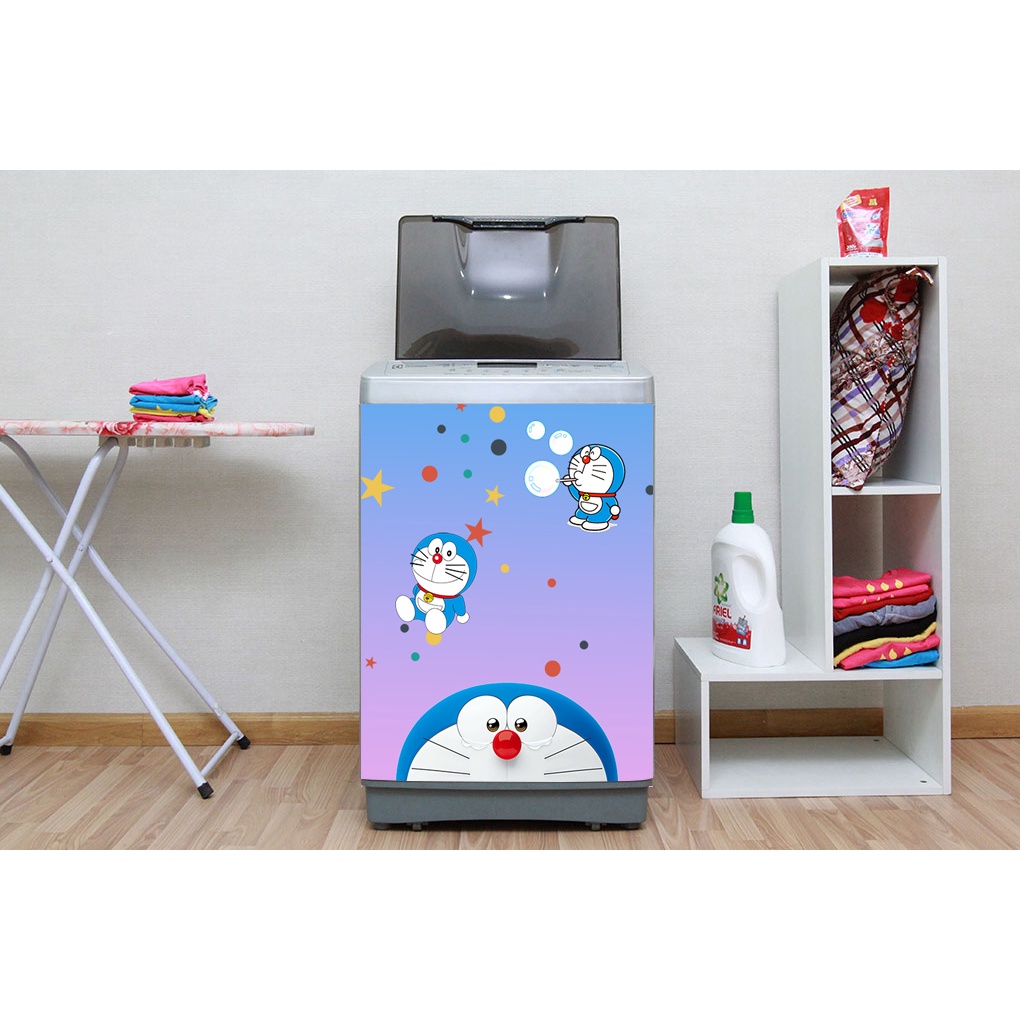 Decal trang trí máy giặt