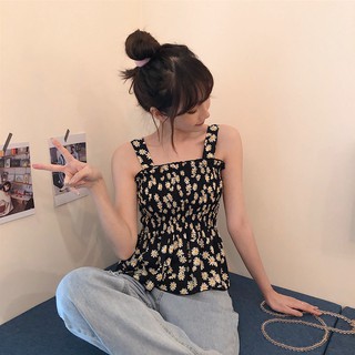 Áo 2 dây hoa cúc hàng quảng châu cao cấp lên form cực chuẩn