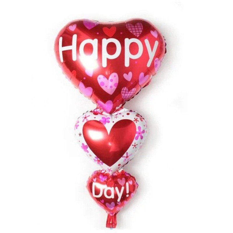 (Hàng có sẵn) Bong bóng hình trái tim khắc chữ I Love You làm quà tặng valentine