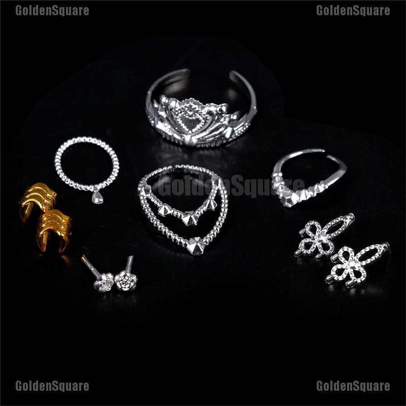 Bộ 10 Vương Miện Nhựa Màu Bạc Trang Trí Búp Bê Kích Thước 11 &quot;