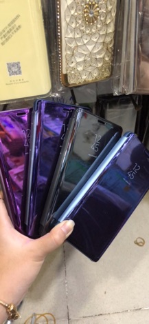 Bao da samsung note 9 tráng gương