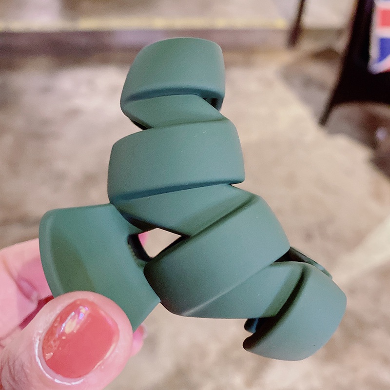 Kẹp tóc càng cua nhựa xoắn dễ thương KAH175
