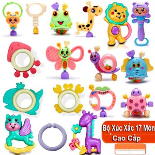 Set Bộ Xúc Xắc Lục Lạc Gặm Nướu 17 Chi Tiết Plus+