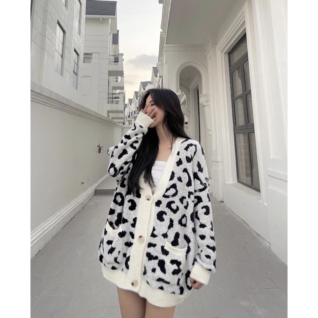 CARDIGAN HOẠ TIẾT BÁO | BigBuy360 - bigbuy360.vn