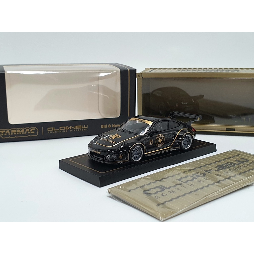 Xe Mô Hình Porsche Old & New 997 Black 1:64 Tarmac Works
