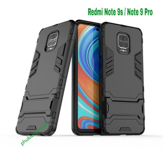 Ốp lưng Iron Man Xiaomi Redmi Note 9s / Note 9 Pro chống sốc cao cấp siêu bền 2