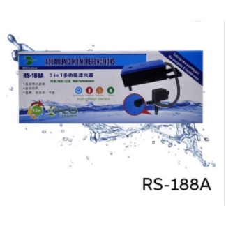 Bộ lọc nước bể cá bao gồm bơm và máng lọc RS 188A
