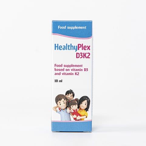 Healthy Plex D3K2.Bổ Sung Vitamin D3k2 Hấp Thu Canxi,Xương Răng,Phát Triển Chiều Cao
