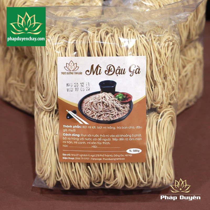 Thực Phẩm Chay - Mì Đậu Gà Dinh Dưỡng - Mì Trộn, Mì Canh, Mì Xào
