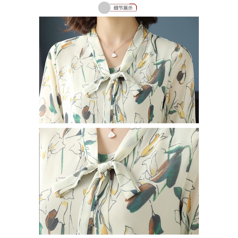 Áo Kiểu Tay Lỡ In Họa Tiết Hoa Thời Trang Mùa Hè Dành Cho Phụ Nữ Trung Niên