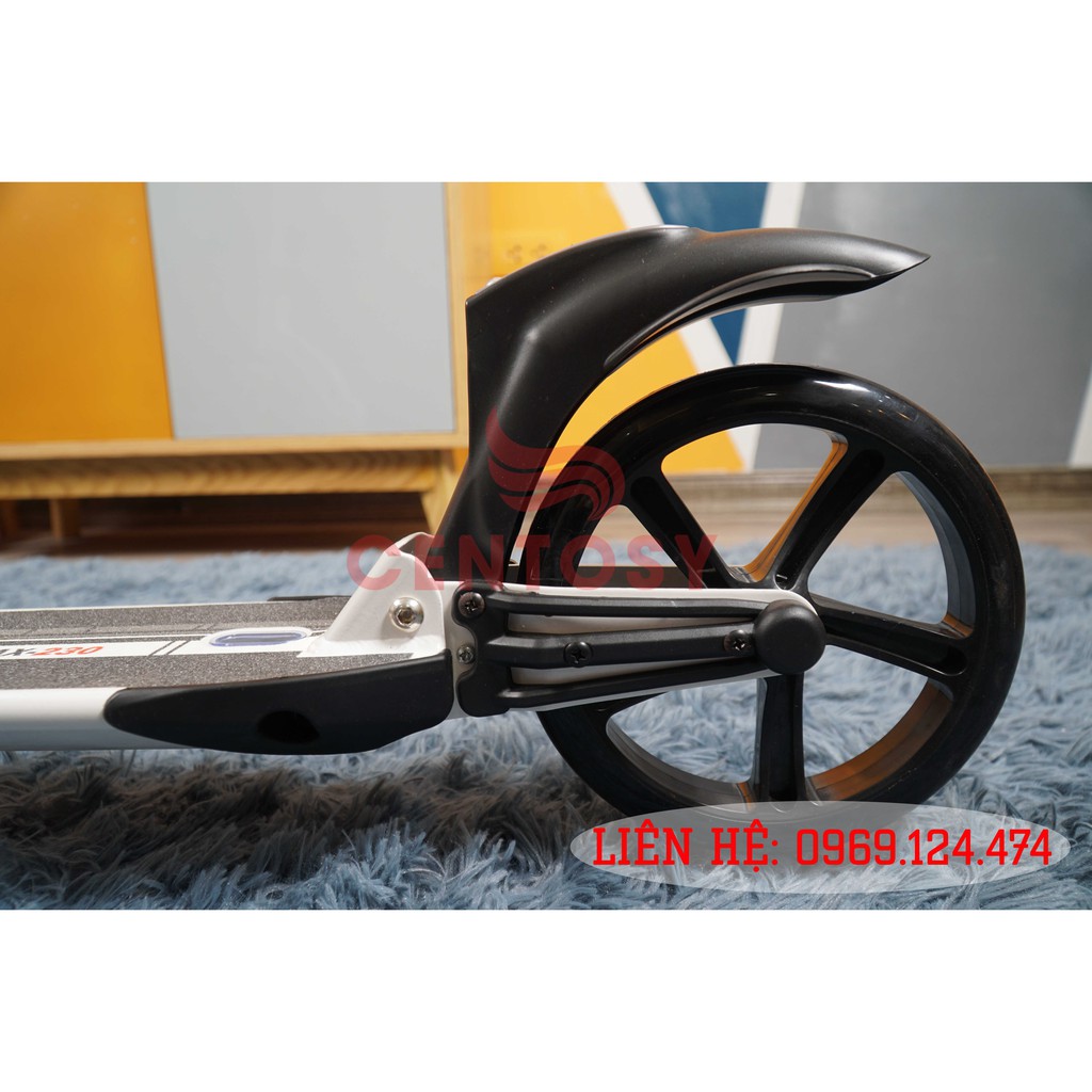 Xe Trượt Scooter Người Lớn Cao Cấp Centosy 301 - Trắng